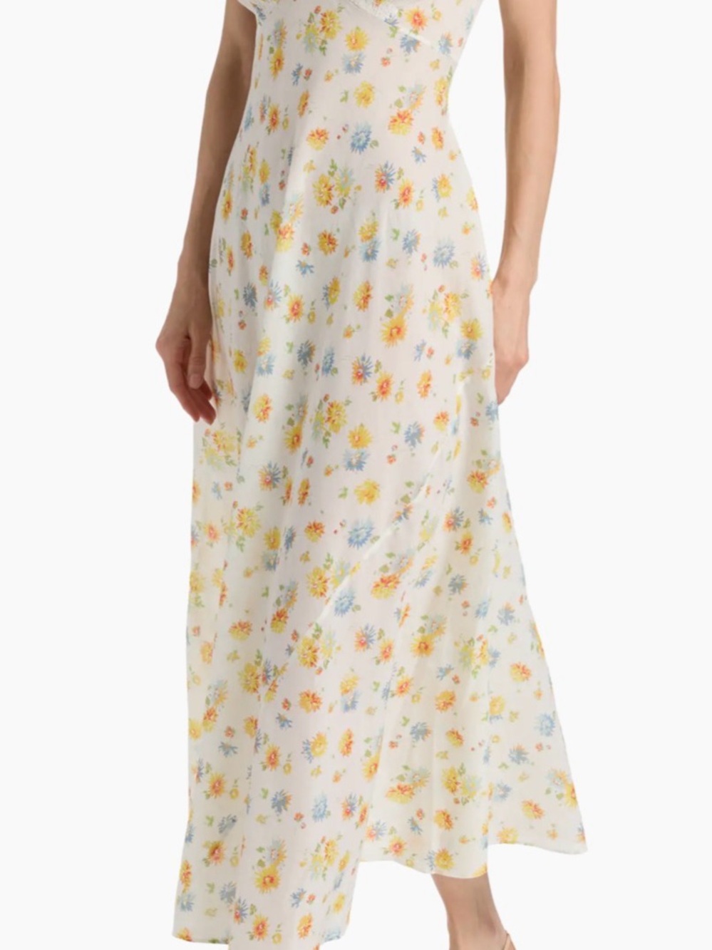 Doen Helia Floral Midi-Dress Size Small
